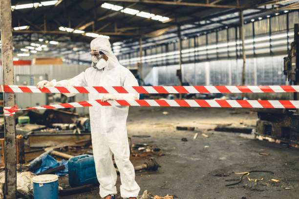 Professional Odor Removal technician working in West Hills, CA